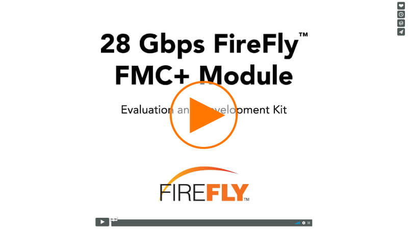 Samtec 28 Gbps FireFly™ FMC+™ Module