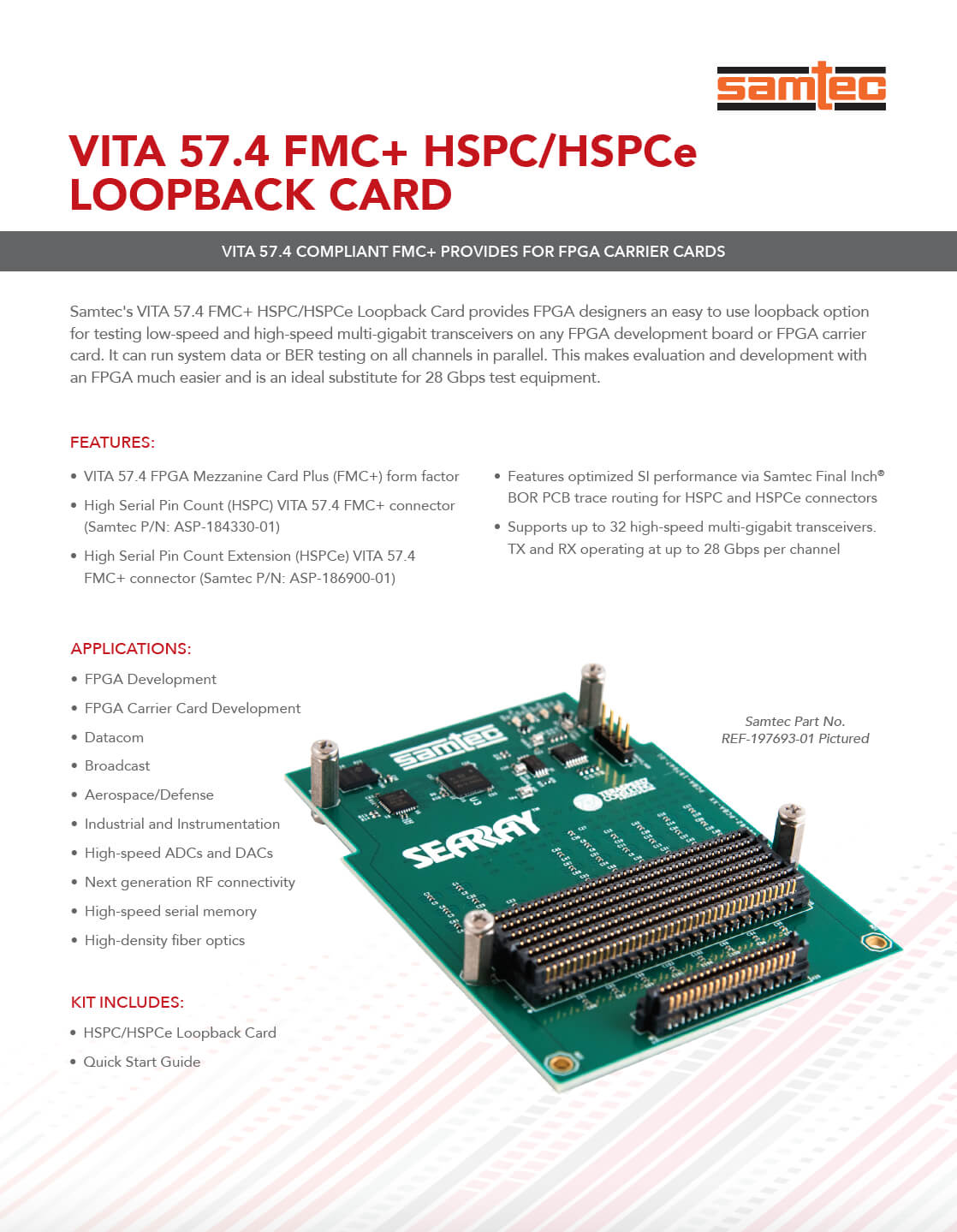 FMC+™ HSPC/HSPCe Product Brief