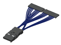 双倍密度Flyover® QSFP电缆系统