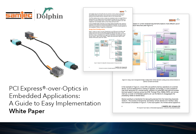 PCIe®-Over-Optics in Embedded Applications