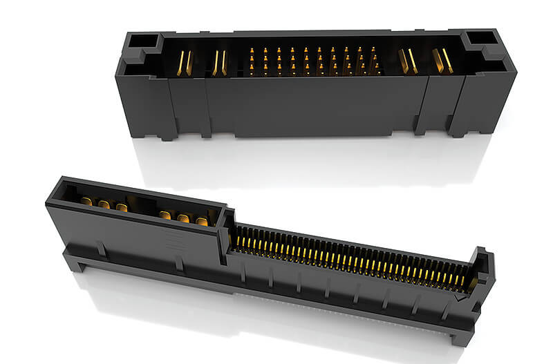 Samtec's Generate™ 0.80 mm pitch power/signal edge card connectors